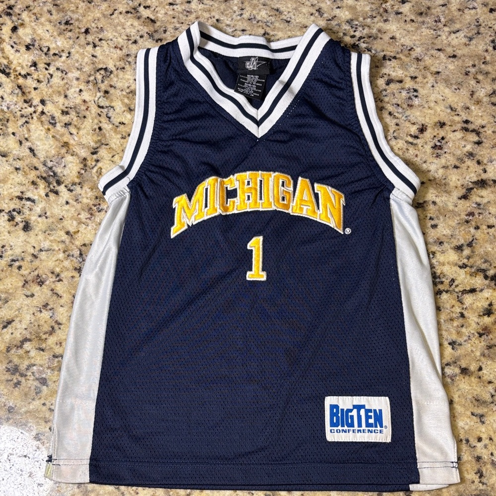 Kids University of Michigan Basketball Jersey
